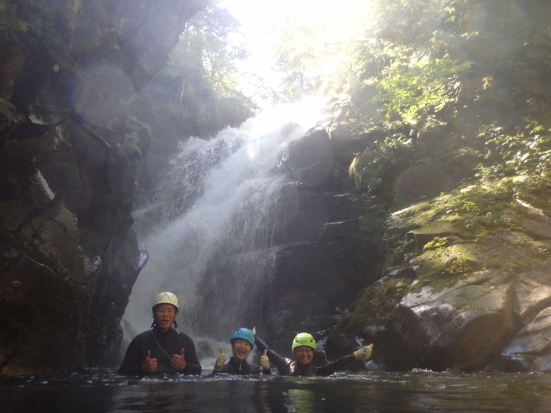 Shiga Kogen canyoning and shower climing tour