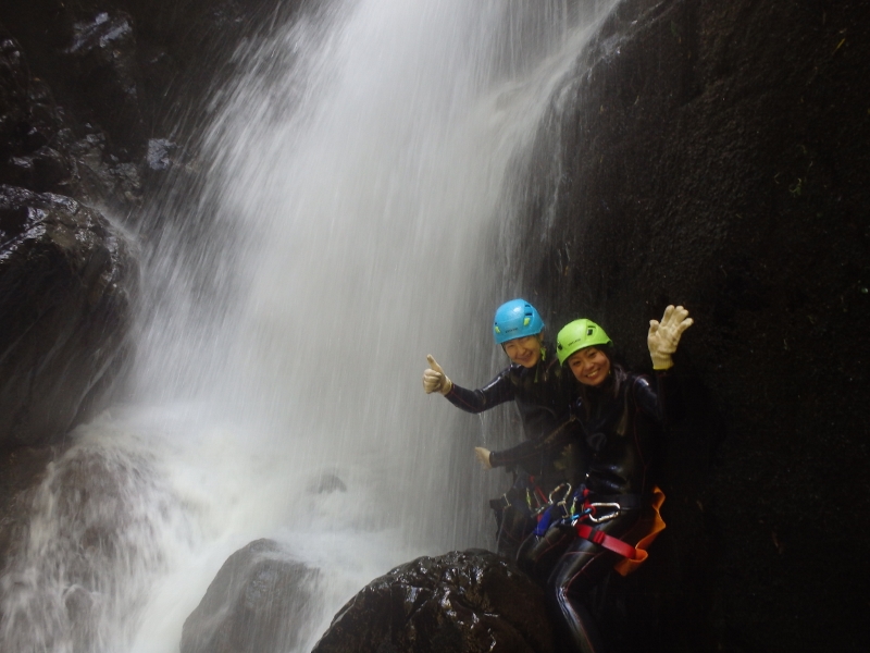 Shiga Kogen canyoning and shower climing tour