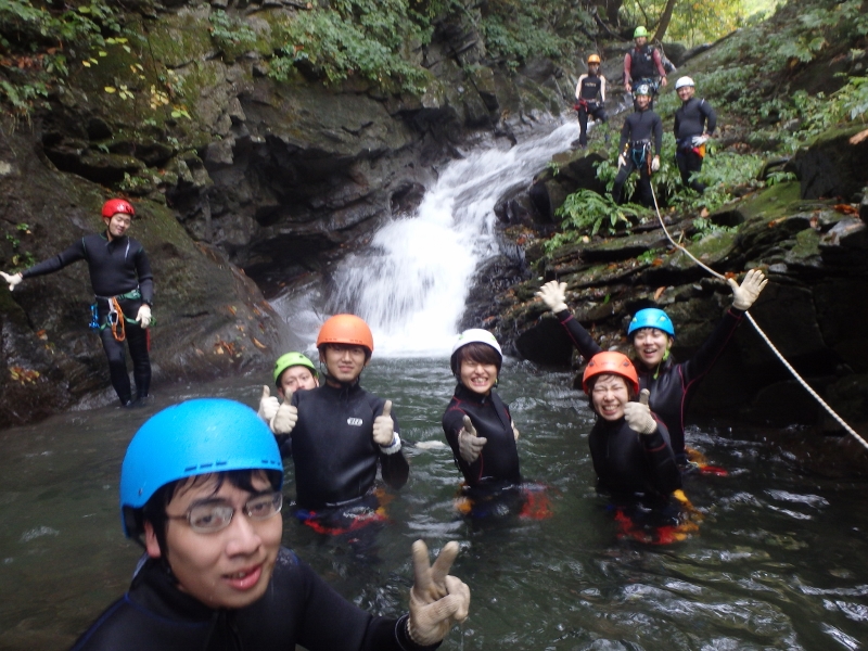 Shiga Kogen canyoning and shower climing tour