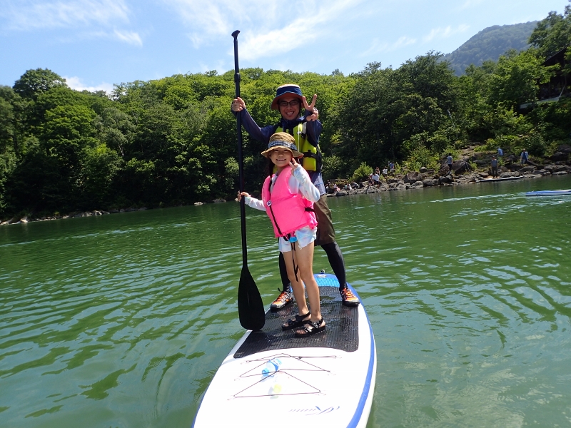 Biwa Pond SUP half-day tour in Shiga Kogen