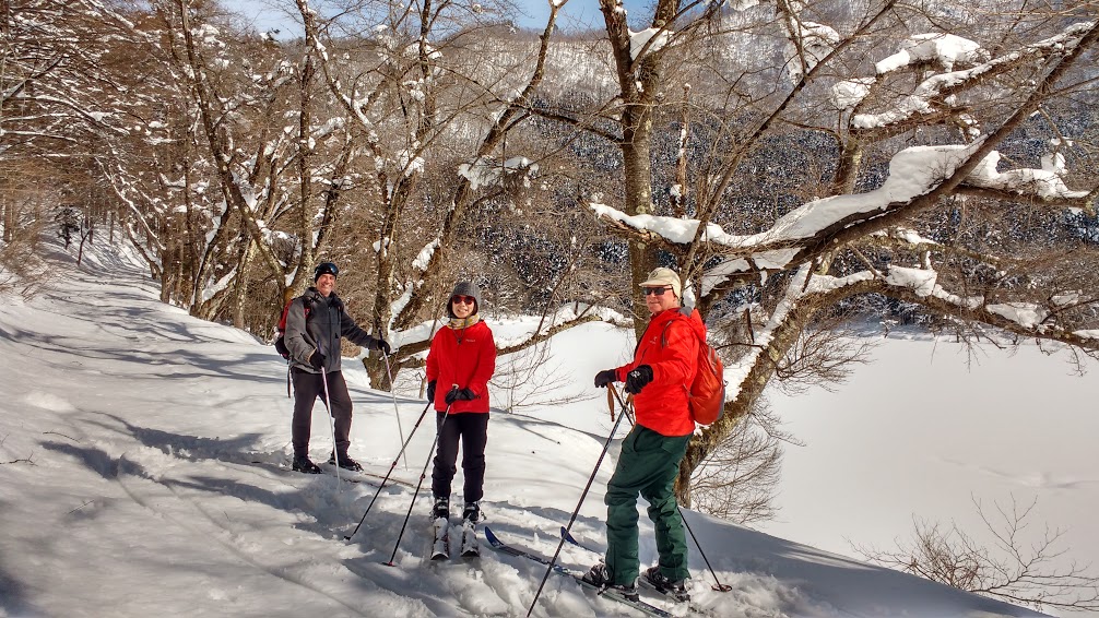 Nordic backcountry ski touring ~ Nozawa Onsen / Lake Hokuryu
