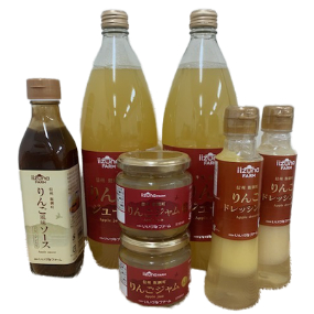 100%Apple Juice×2bottles/ Apple Sauce×1jar/Apple Dressing×1jar/Apple Jam×2jars
